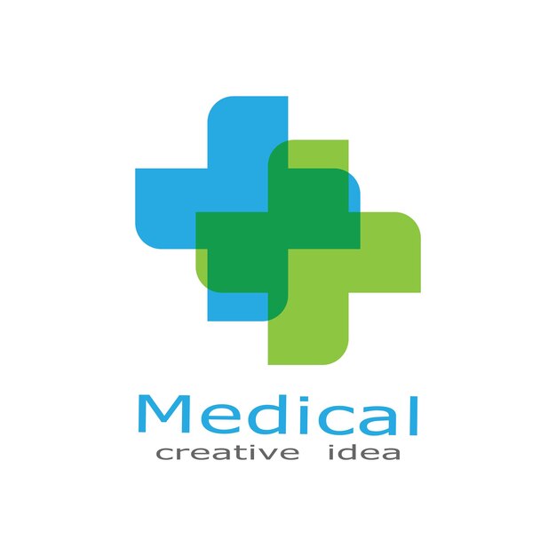 Salute medical logo modello illustrazione vettoriale illustrazione