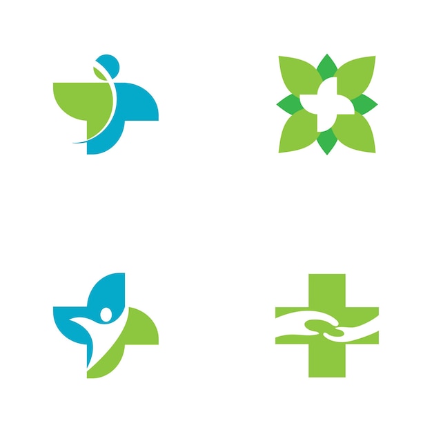 Медицинский шаблон логотипа дизайн векторной иллюстрации
