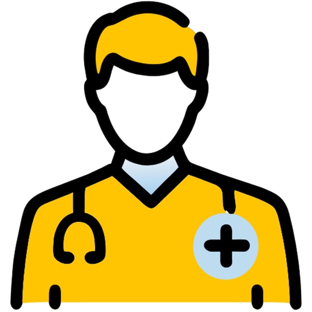 health officer icon broken line