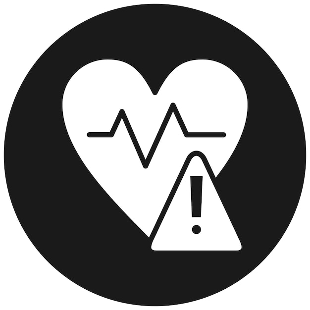 Vector health risk vector icon can be used for risk management iconset