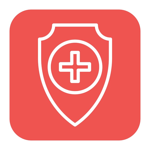 Health Shield icon vector image Can be used for Tuberculosis