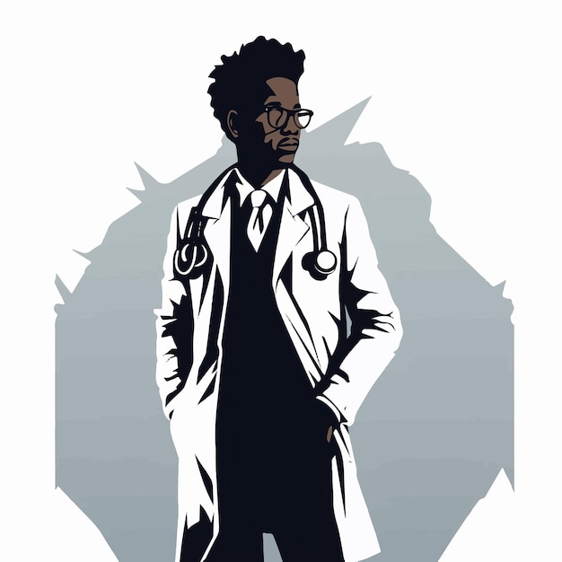 Vector health silhouette doctor silhouette nurse silhouette health vector doctor vector nurse vector