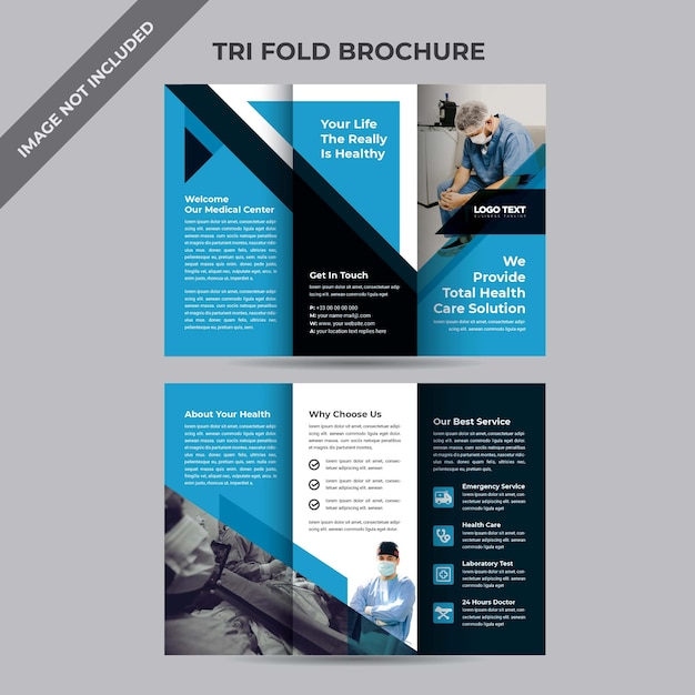 Health trifold brochure