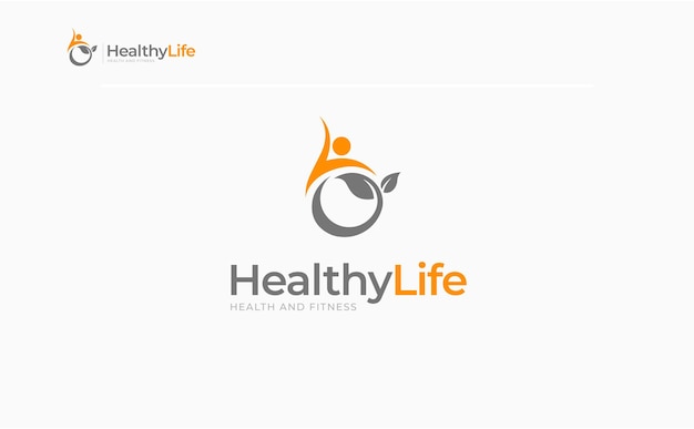 Health and wellness logo