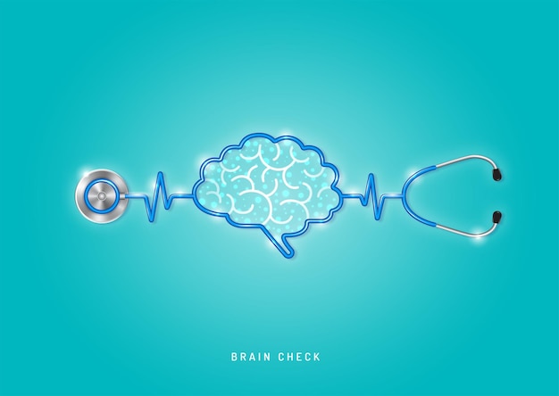 ヘルスケアと医療聴診器は脳を形作り、健康のためにすべての臓器をチェックします