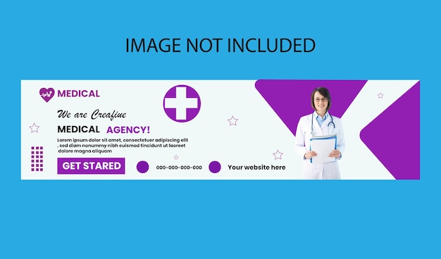 healthcare cover design template