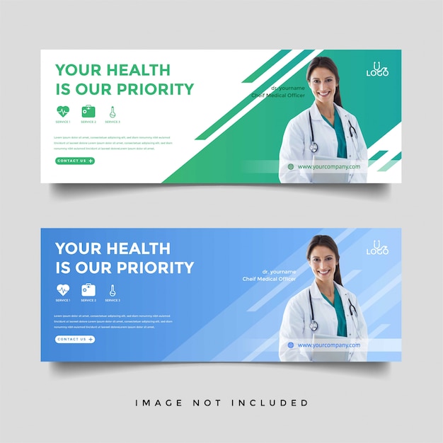 Healthcare & medical banner promotion template