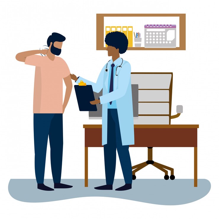 Vector healthcare medical cartoon