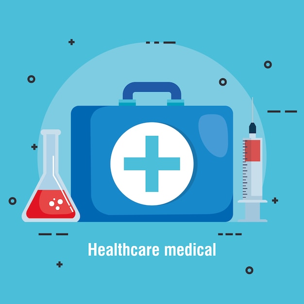 Healthcare medical set icons