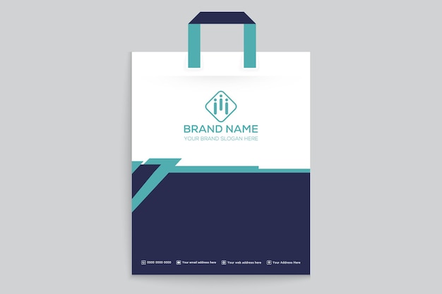 Healthcare shopping bag template design