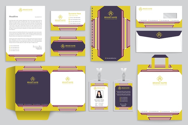 Healthcare stationery design