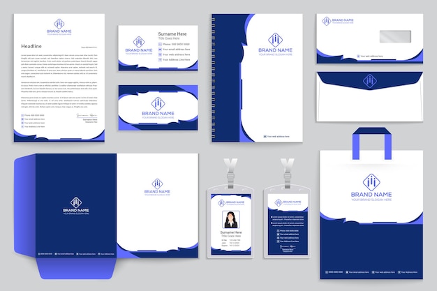 Healthcare stationery design