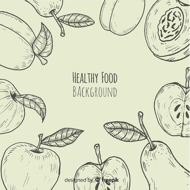 Healthy food background