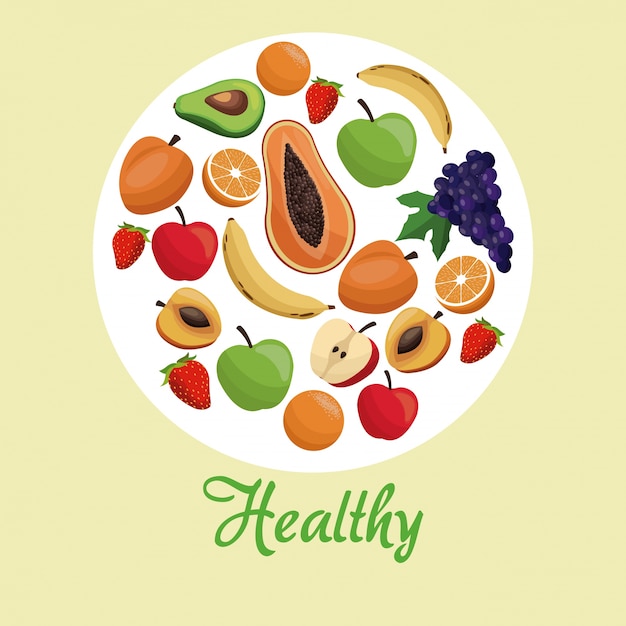 Healthy food fruit