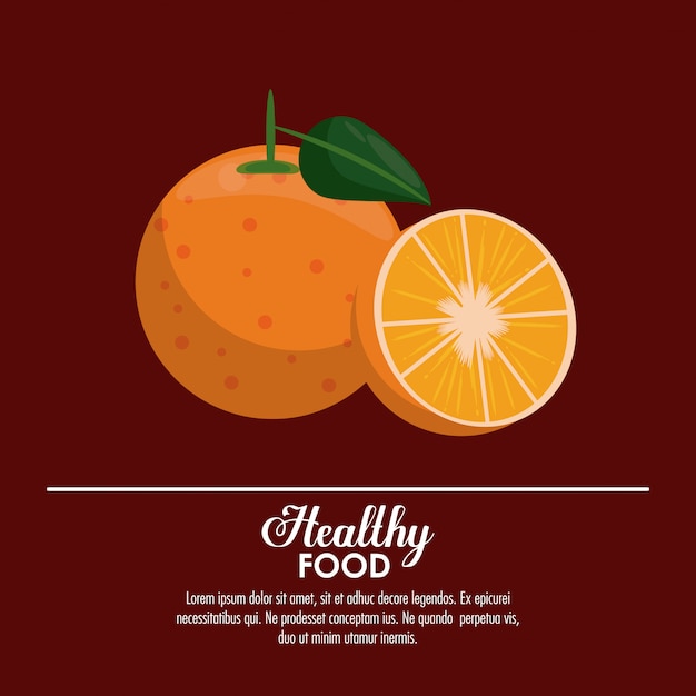 Healthy food infographic concept 