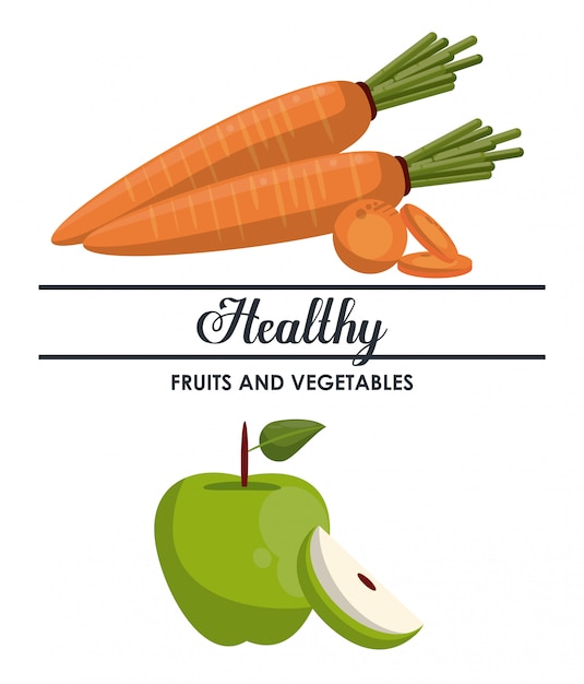 Healthy food infographic concept 