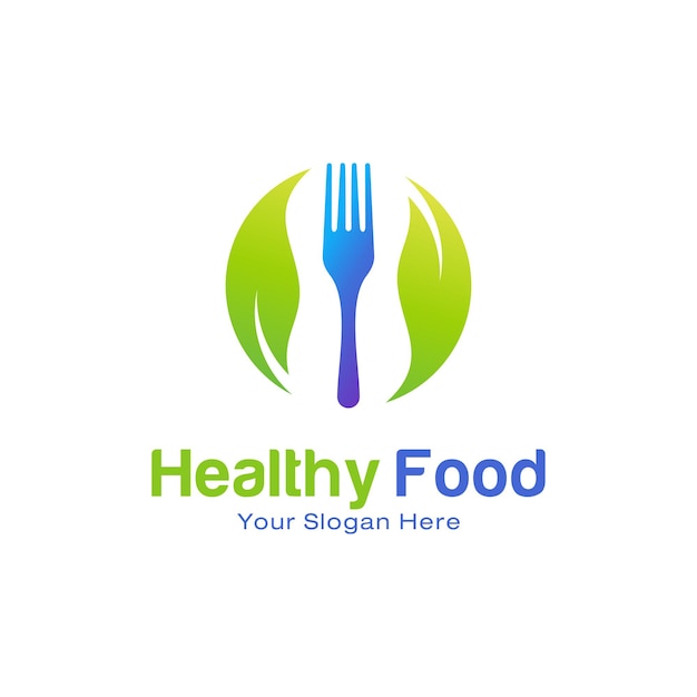 Healthy Food logo design template