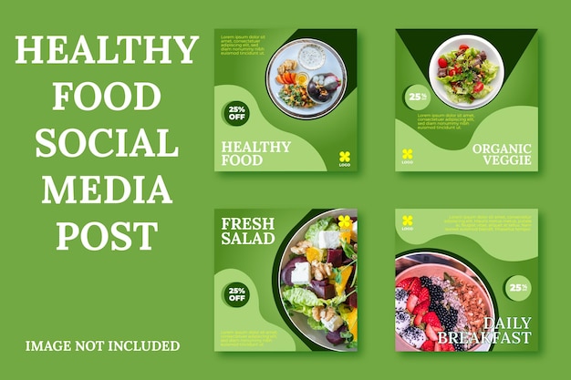 Healthy Food Social Media Post