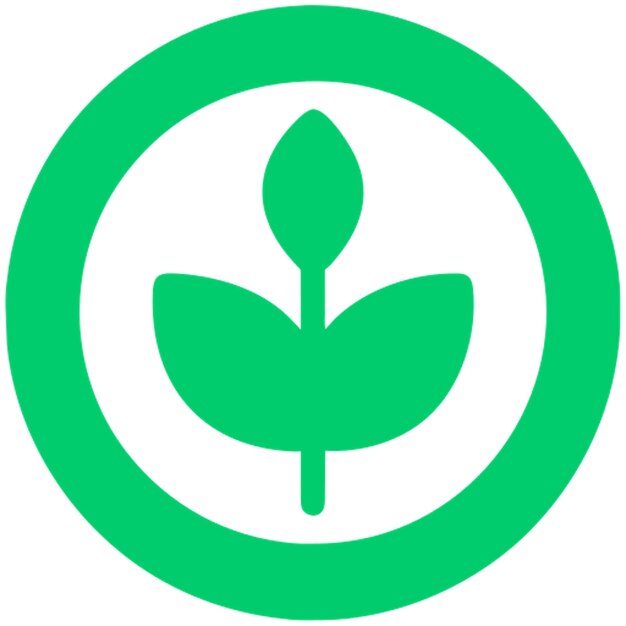 Vector healthy green icon icon