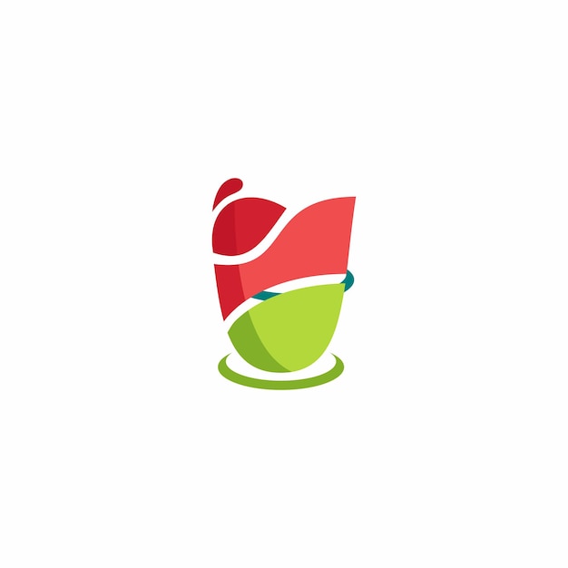 Healthy Juice Drink logo design, great for Juice Bar logo and Sticker design