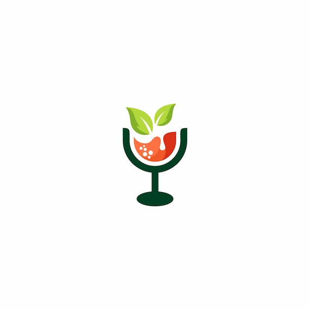 Healthy Juice Drink-logo-ontwerp, geweldig voor Juice Bar-logo en stickerontwerp