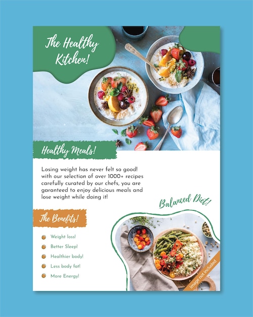 The Healthy Kitchen A4 Flyer