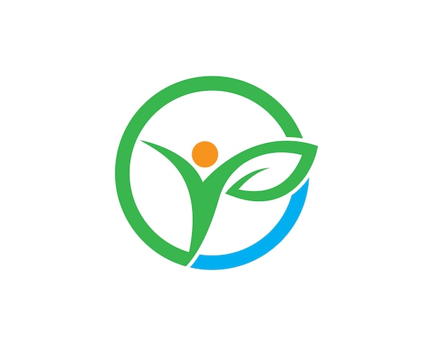 Healthy Life Logo-sjabloon