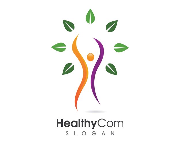 Vector healthy life logo