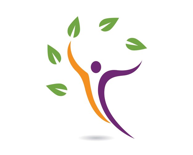 Vector healthy life logo