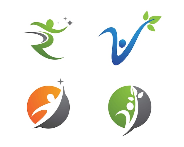 Vector healthy life logo