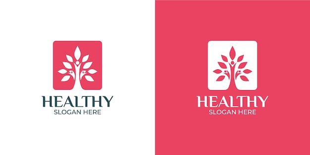 Healthy logo set for body health