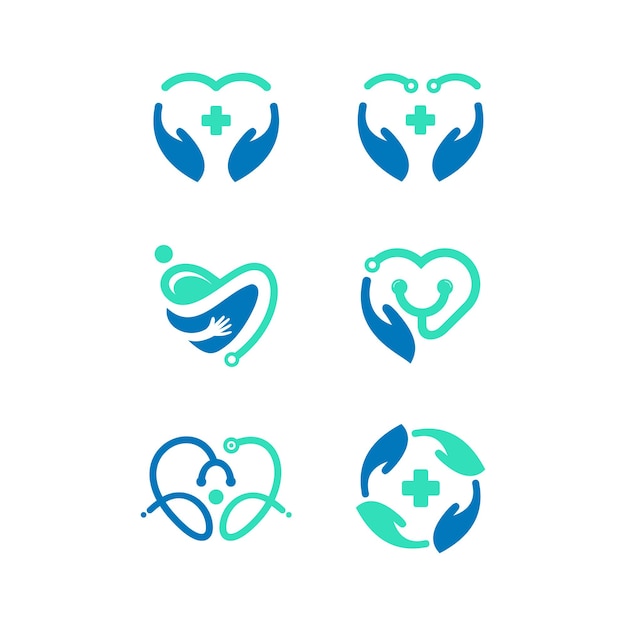 Vector healthy medical logo vector