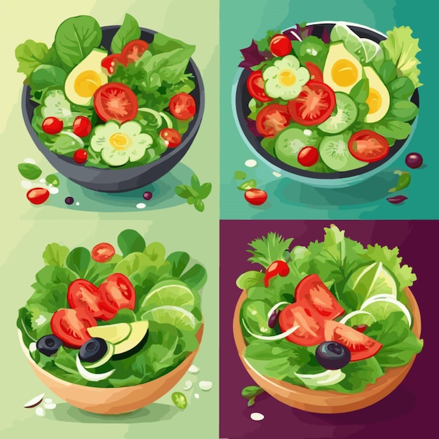 healthy vector on a white background