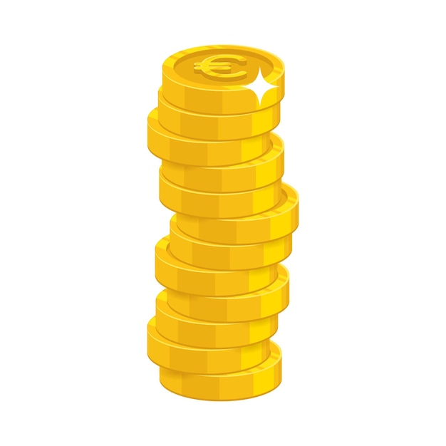 Heap gold coins