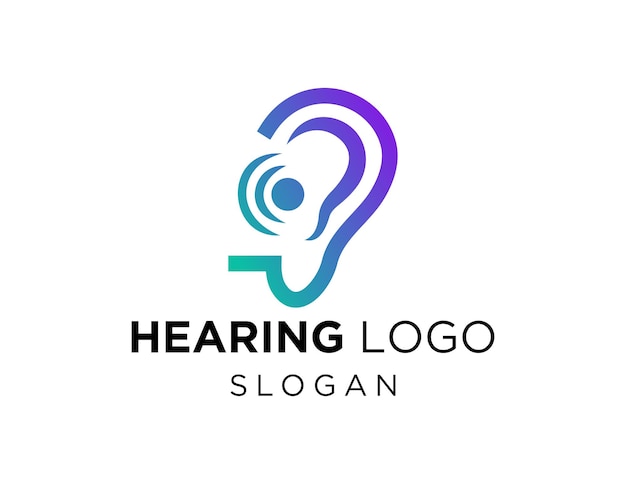 청력 로고 디자인