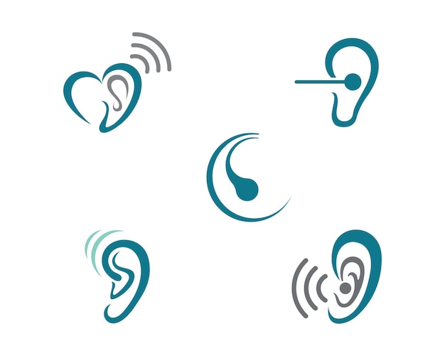 Hearing logo template