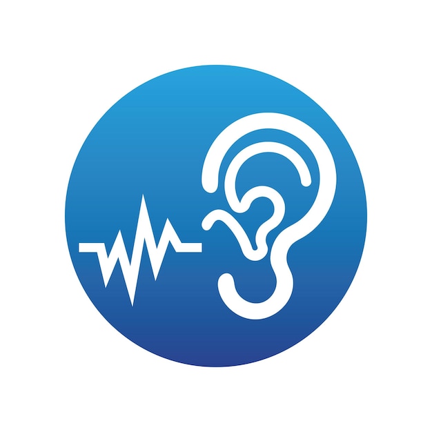 Hearing logo template