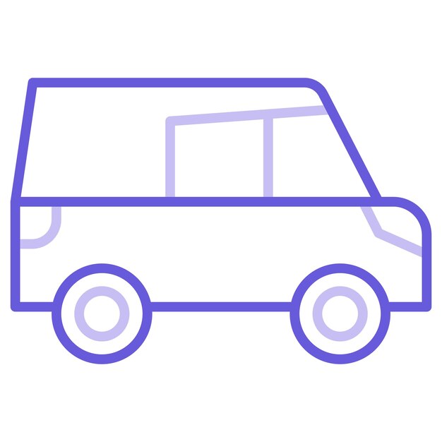 Vector hearse vector illustration