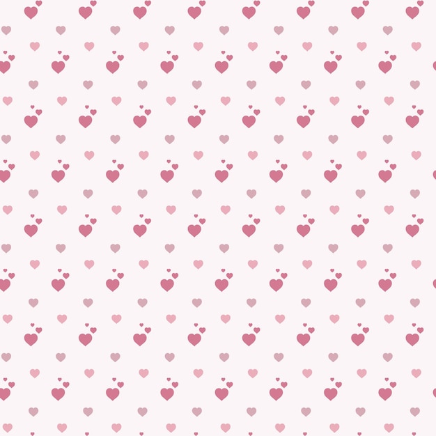 Heart background Seamless vector pattern