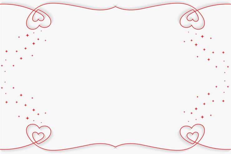 Vector heart background with text space