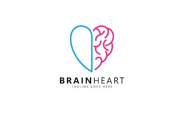 Heart and Brain 로고 디자인 영감