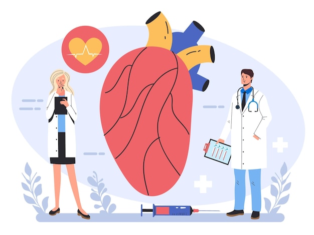 Heart cardiology medical diagnostic cardiologist health care concept