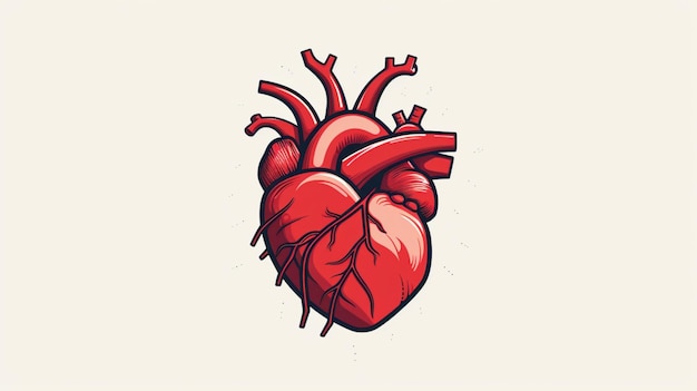 Heart cartoon vector