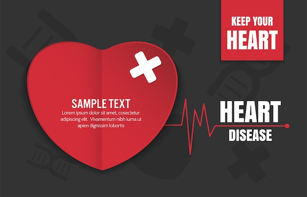 Heart disease concept