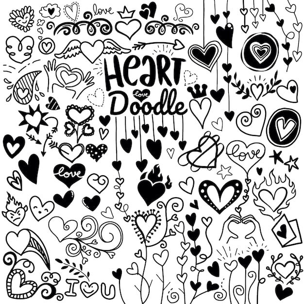 Heart doodle