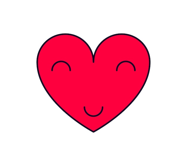 Heart Face Vector Art Icons and Graphics