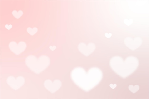 Vector heart gradient events template background