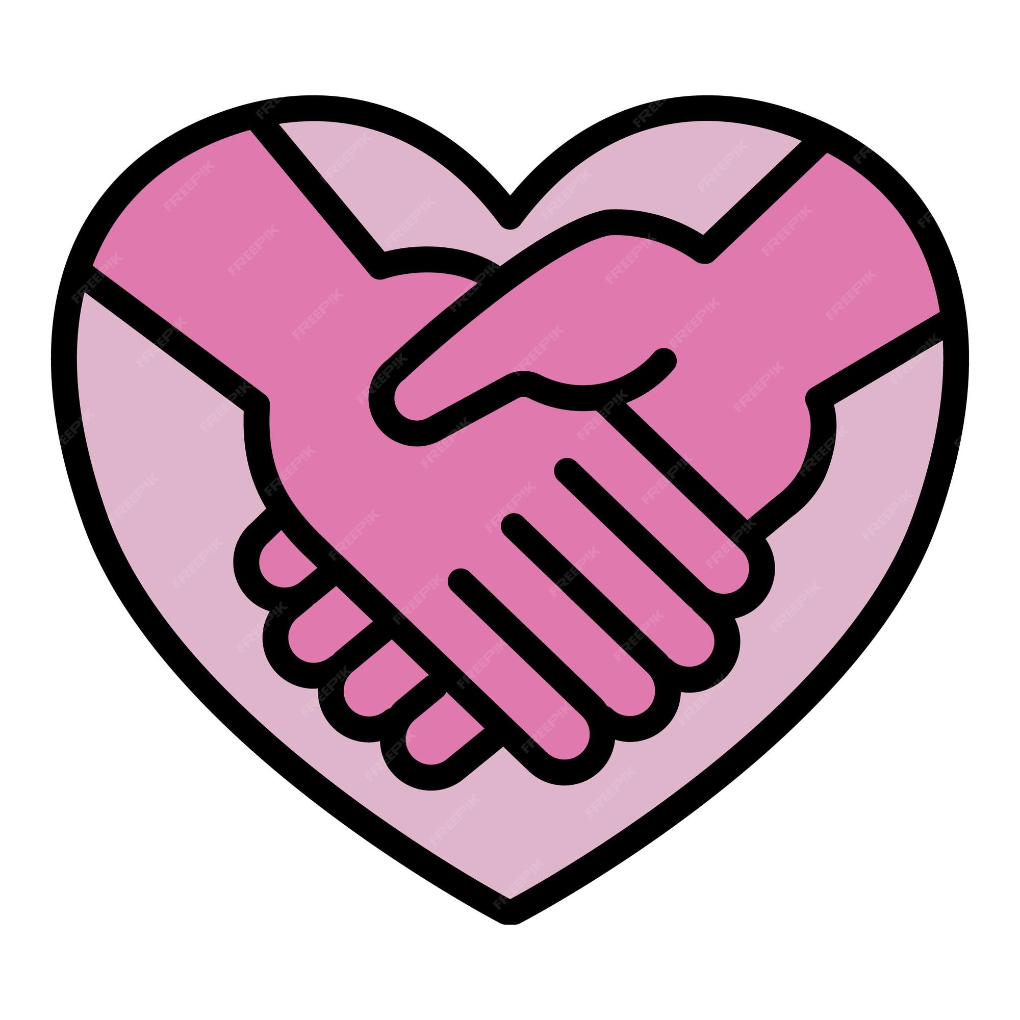 Handshake - Free love and romance icons