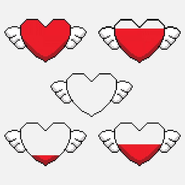 Disegno del logo della salute del cuore vettore gratuito