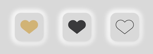 Heart icon Love illustration symbol valentyne vector